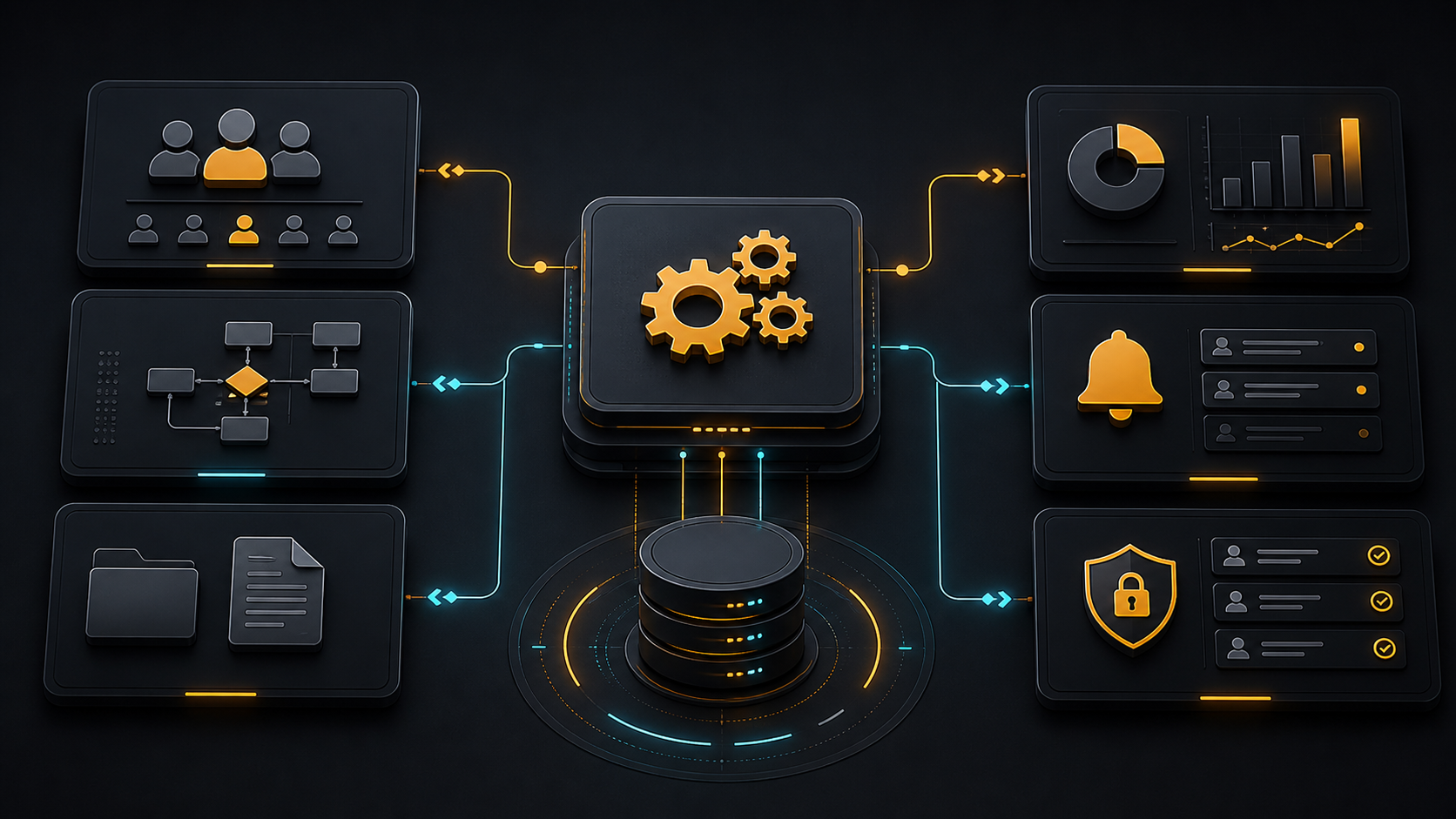 Onqoud modular business platform architecture